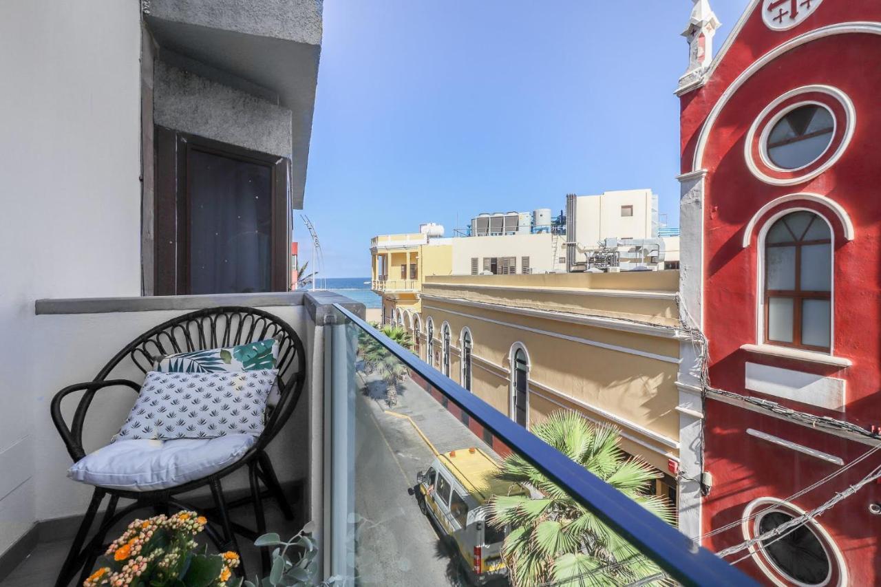 Flatguest Blue Sea - Canteras Beach - Balcony 大加那利岛拉斯帕尔马斯 外观 照片